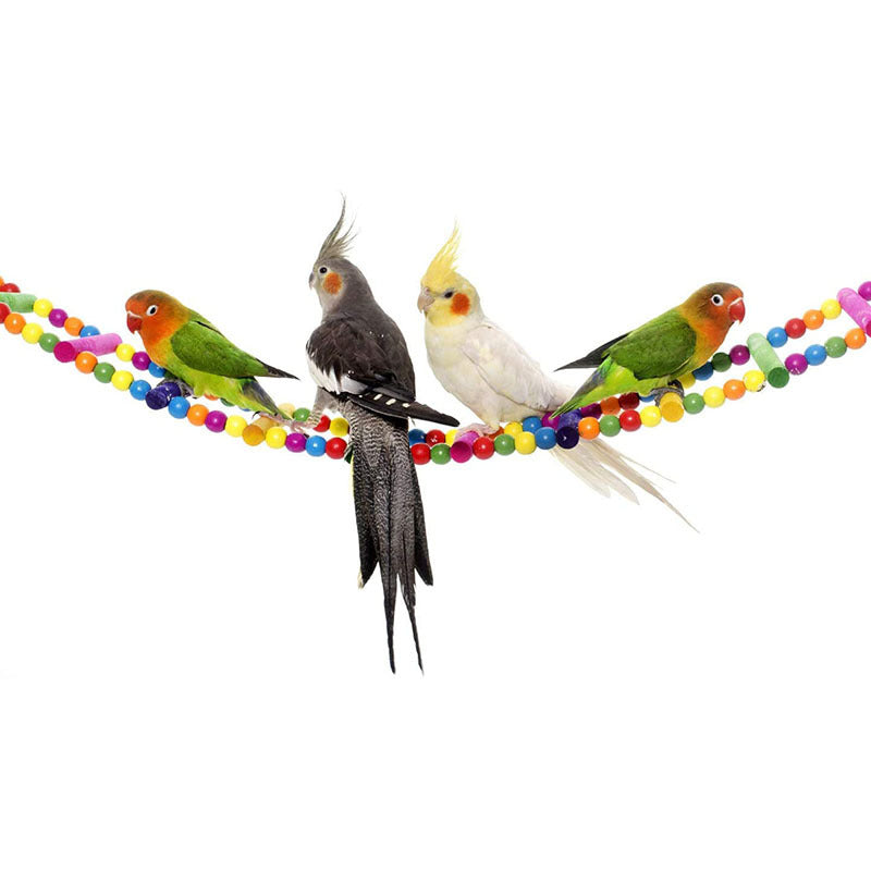 15 Pcs Parrot Toy Bundle: Natural Chew, Swing, & Shredding Toys for Parakeet, Budgie, and Cockatiel