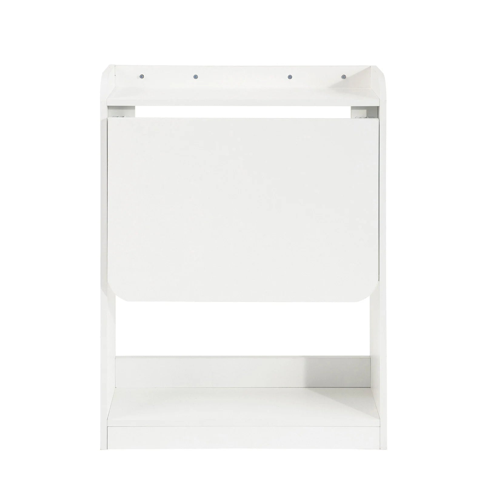 SoBuy FWT92 Folding Computer table table with shelves Folding table work table office table for home office wall table