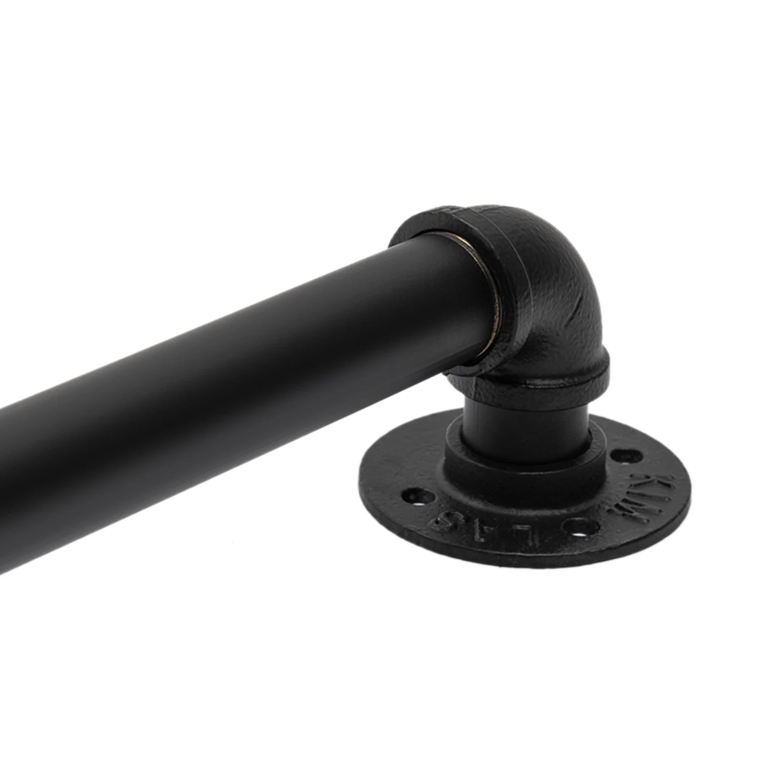 5ft/6.6ft Staircase Handrail Stepladder Stair Railing Wall-mounted Loft Pipe 2 Sections For Indoor And Outdoor