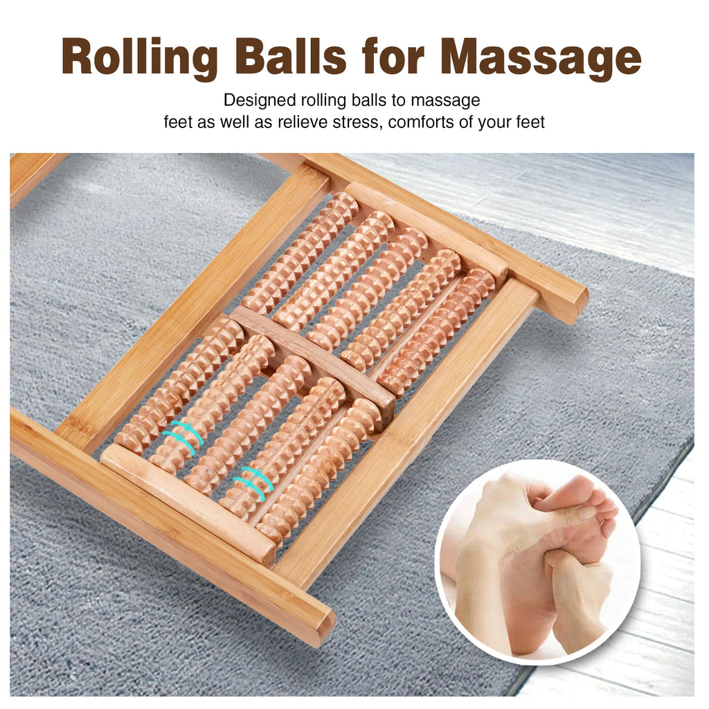 Folding Bamboo Rocking Chair Bamboo for Living Room, Bedroom, Backyard,Indoor Outdoor Furniture Adjustable Sun Lounger Chairs