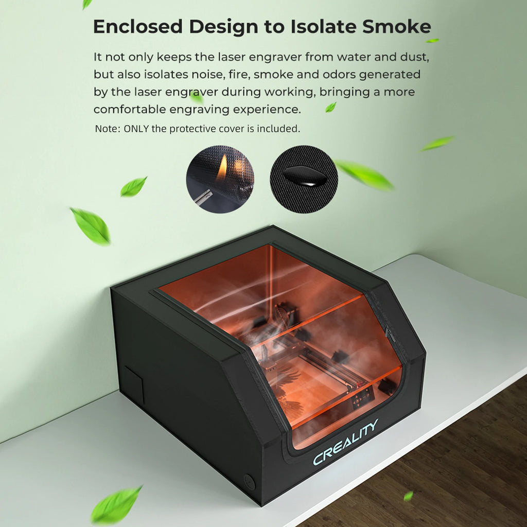 Creality Protective Cover Laser Engraver Enclosure with Eye Protection Fireproof Dustproof For Most Laser Engraving Machine