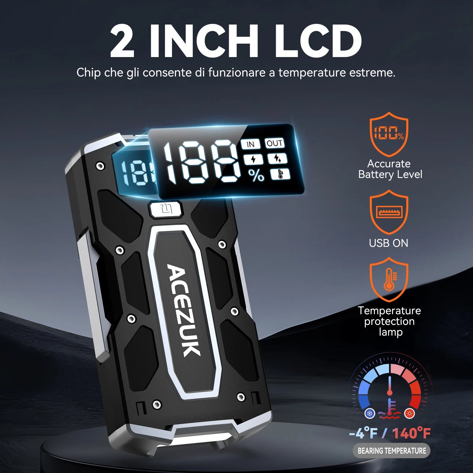 4000A Car Jump Starter Power Bank 12V 21800mAh Starting Device Emergency Car Battery Charger Booster Buster