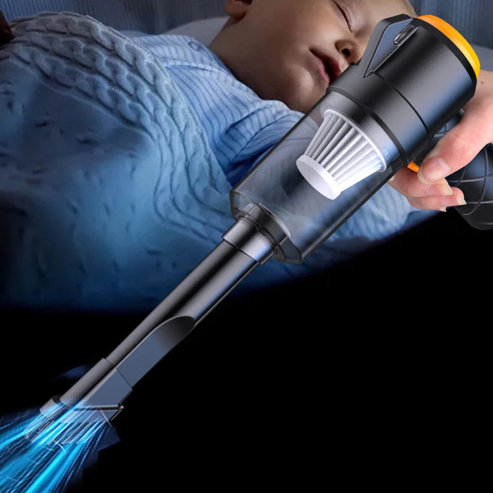 6 In 1 Blowing & Suction Vacuum Cleaner 3500PA Strong Suction Mini Handheld Cleaner Multifunctional for Car Home Office Cleaning