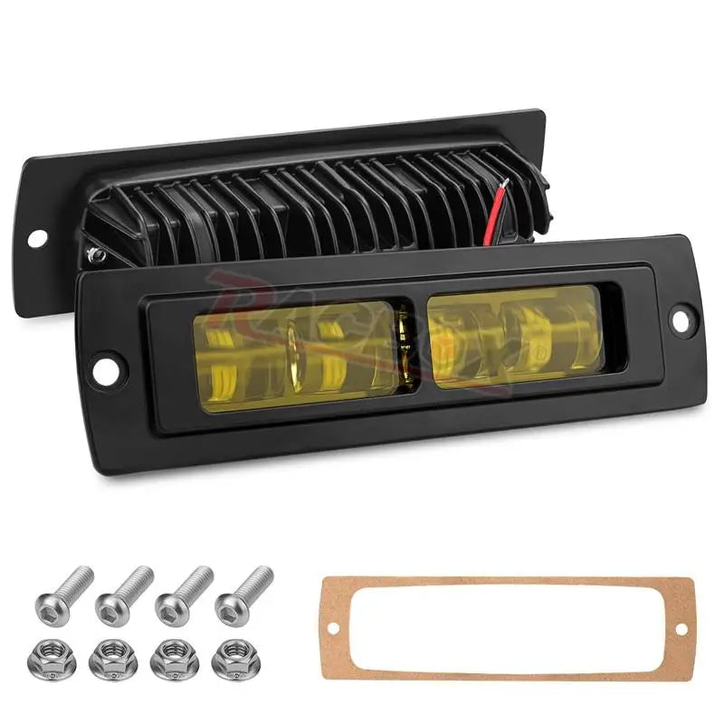 7 inch 6D LED Light Bar Pod Light Flush Mount Work Light Driving Light Fog Light Reverse Light For Truck 4x4 ATV SUV 12V 24V