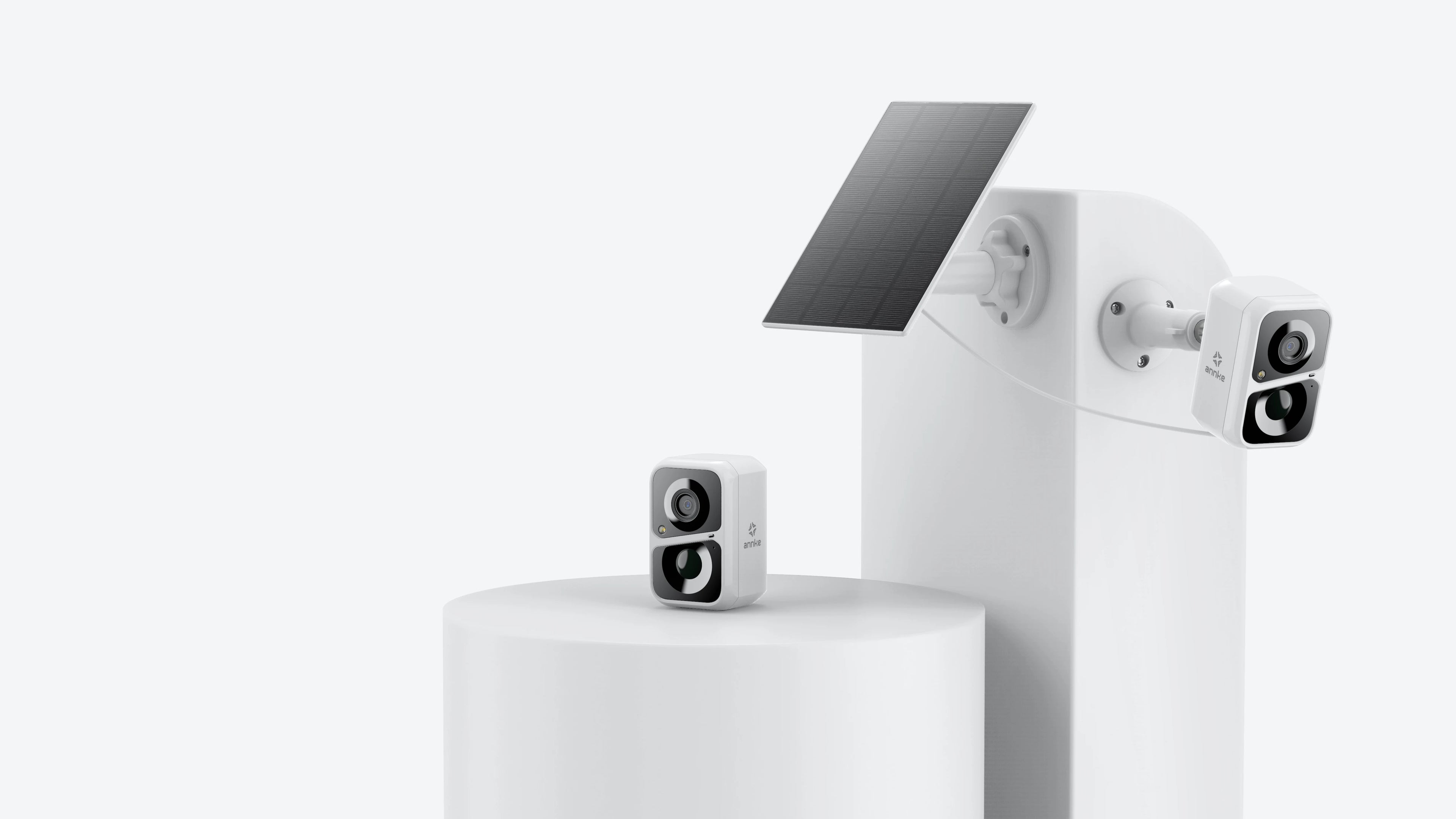 ANNKE 3MP Full HD Video Cameras PIR Motion Human Detection Two-way Audio Support  Amazon Alexa 4MM Lens 2.4 GHz WiFi Camera