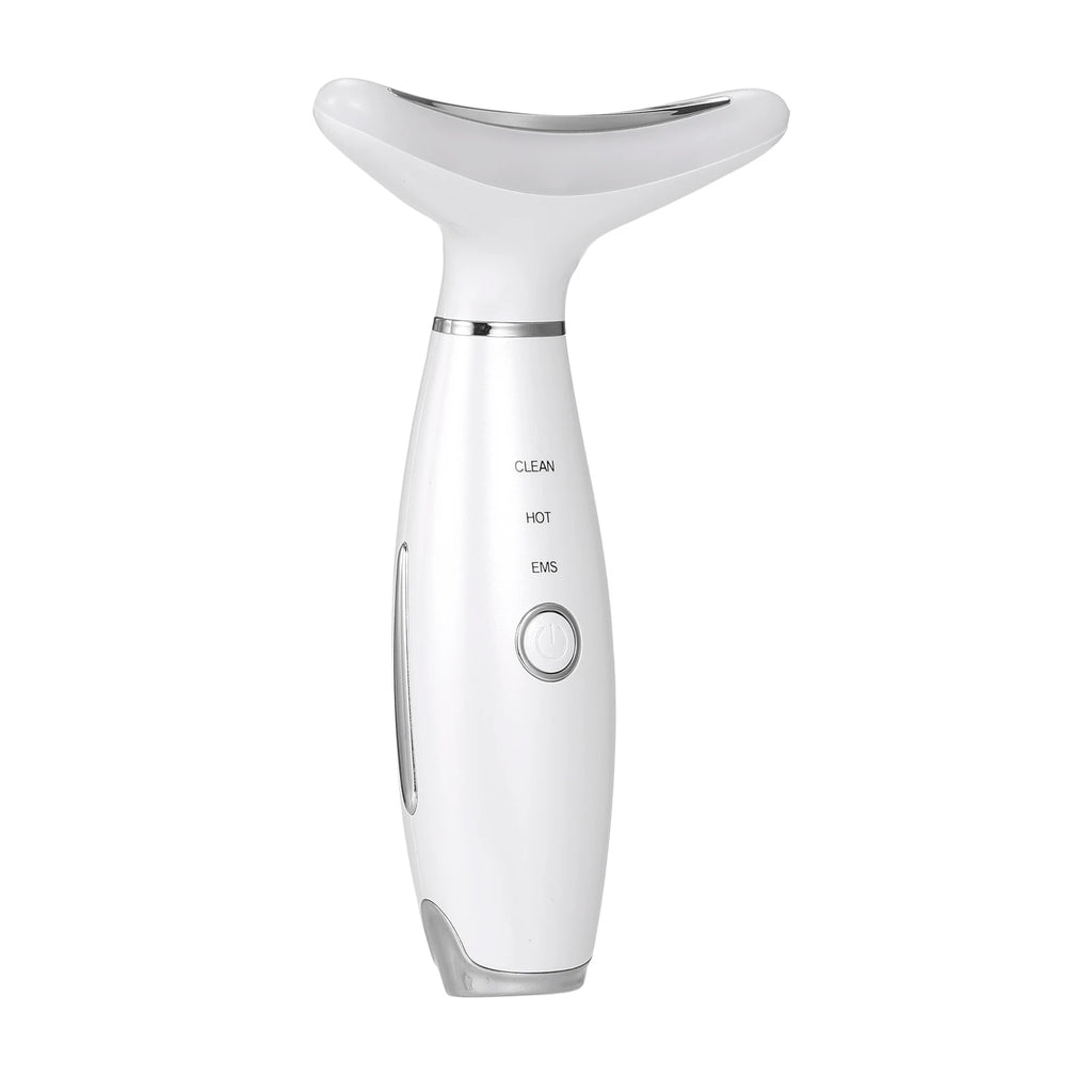 Neck Massager Led Photon Therapy Heating Neck Wrinkle Removal Machine Reduce Double Chin Skin Lifting Face Relaxation Tool