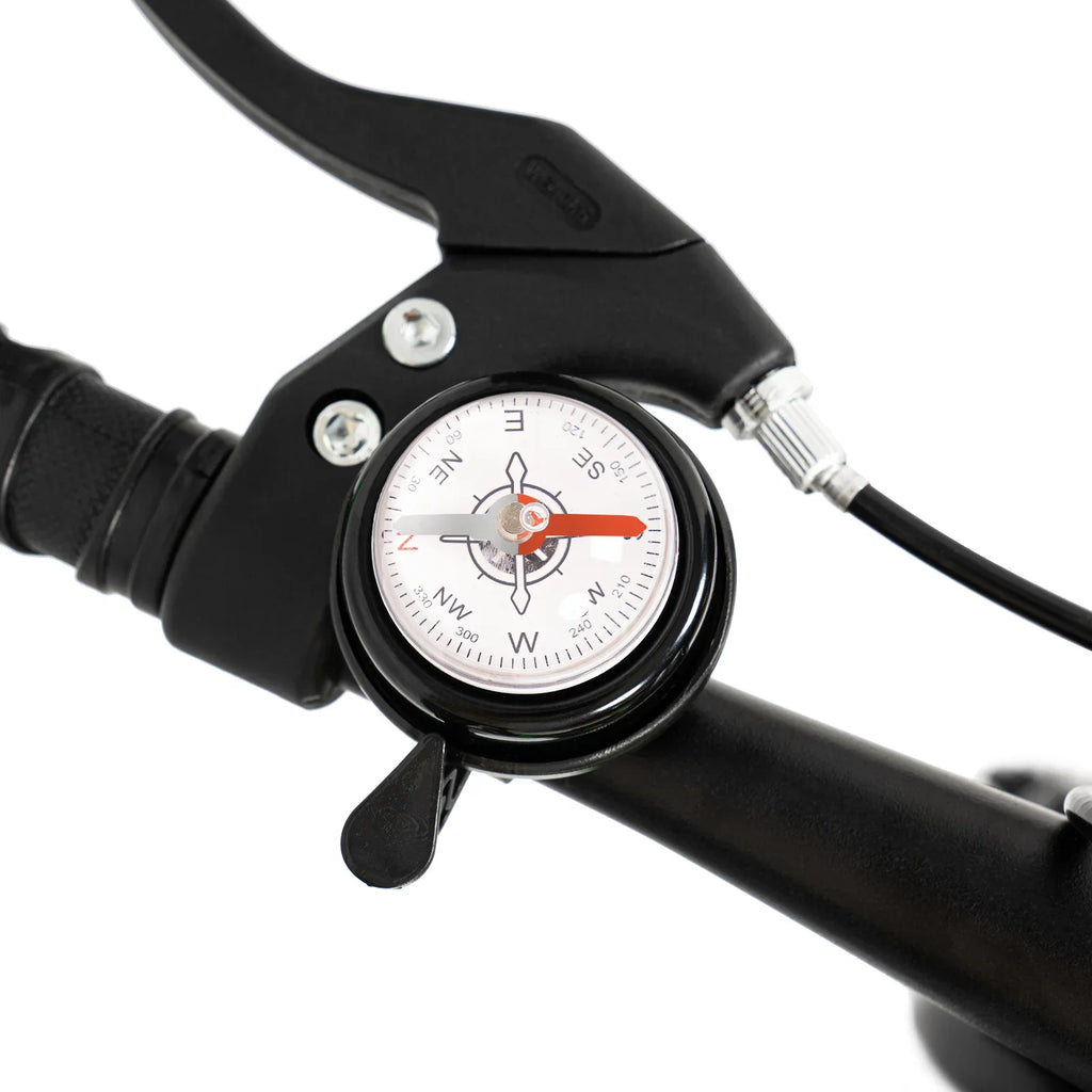 Green 20 Inch 7 Speeds Mountain Bike Adjustable Children's Bicycle with Storage Bag and Compass Bell Braking System Bike