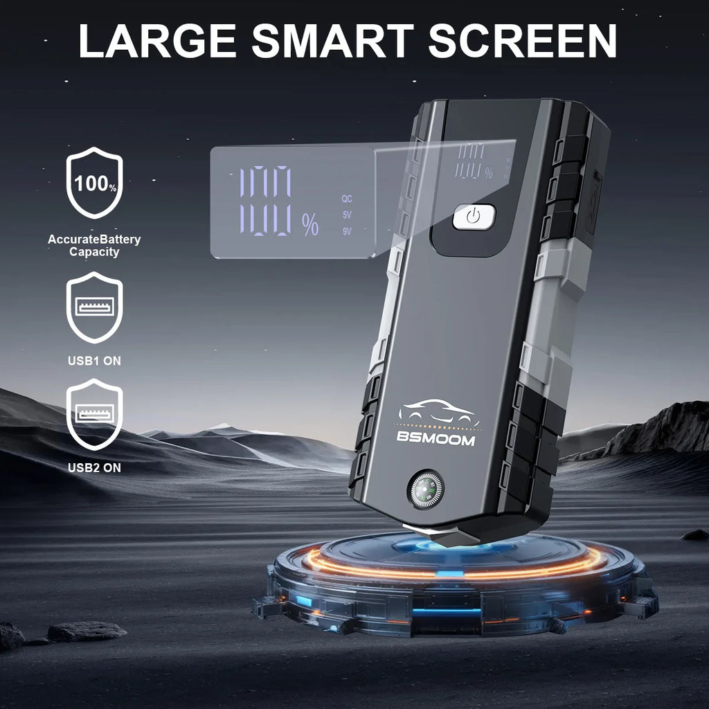 4000A Car Jump Starter Power Bank 12V 21800mAh Starting Device Emergency Car Battery Charger Booster Buster