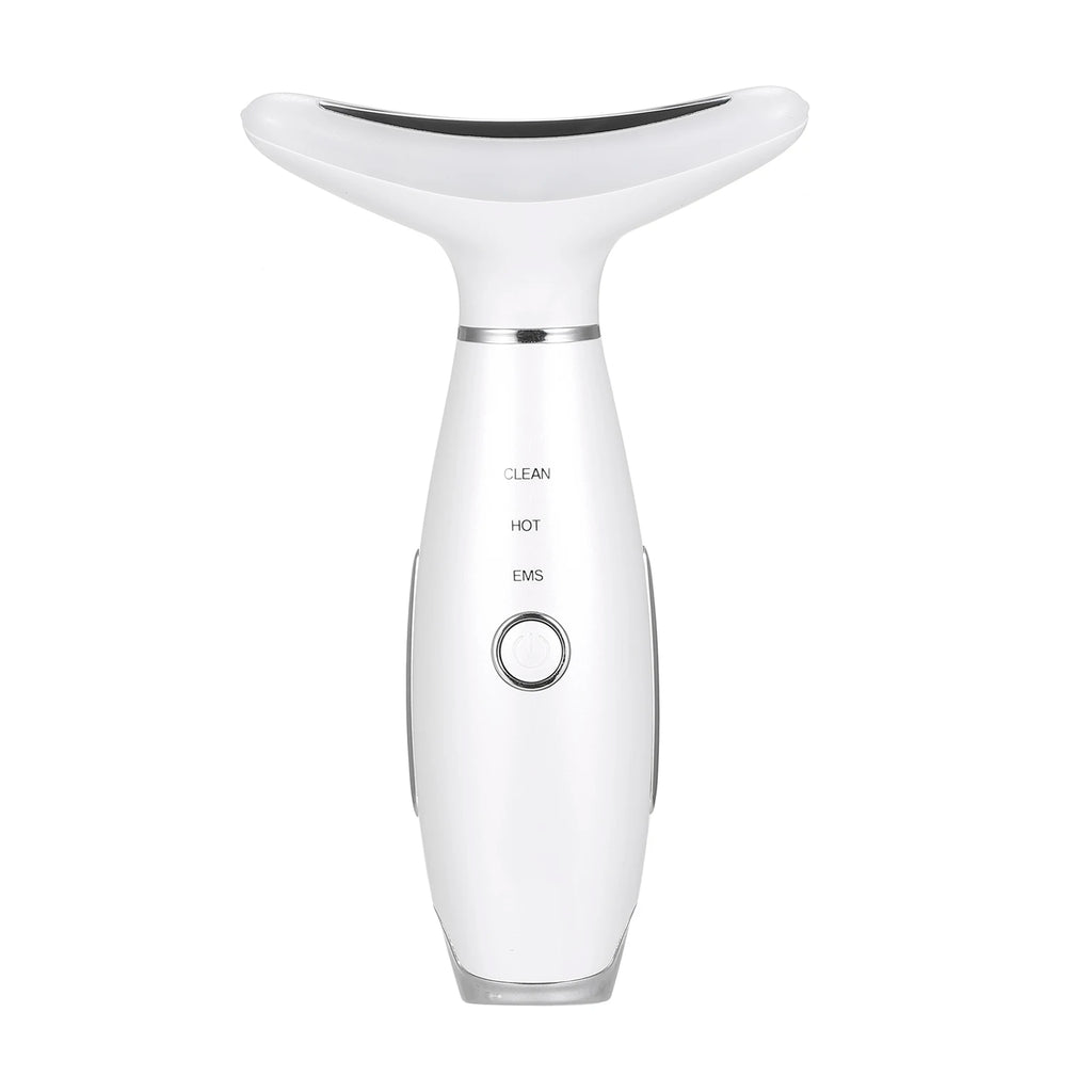 Neck Massager Led Photon Therapy Heating Neck Wrinkle Removal Machine Reduce Double Chin Skin Lifting Face Relaxation Tool