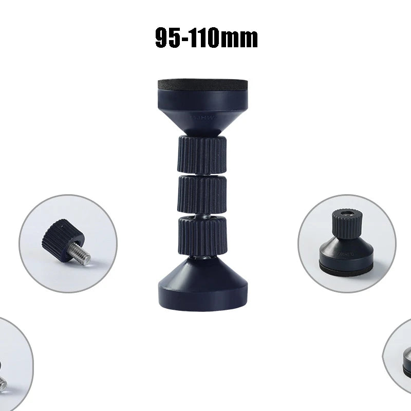 Adjustable Bed Frame Anti-Shake Tool Upgraded, Headboard Stoppers with Free Furniture Pads and Screws, No More Creaking