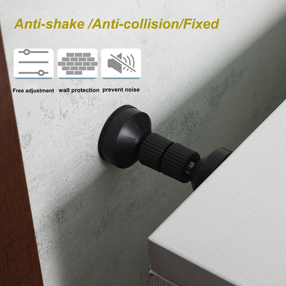 Adjustable Bed Frame Anti-Shake Tool Upgraded, Headboard Stoppers with Free Furniture Pads and Screws, No More Creaking