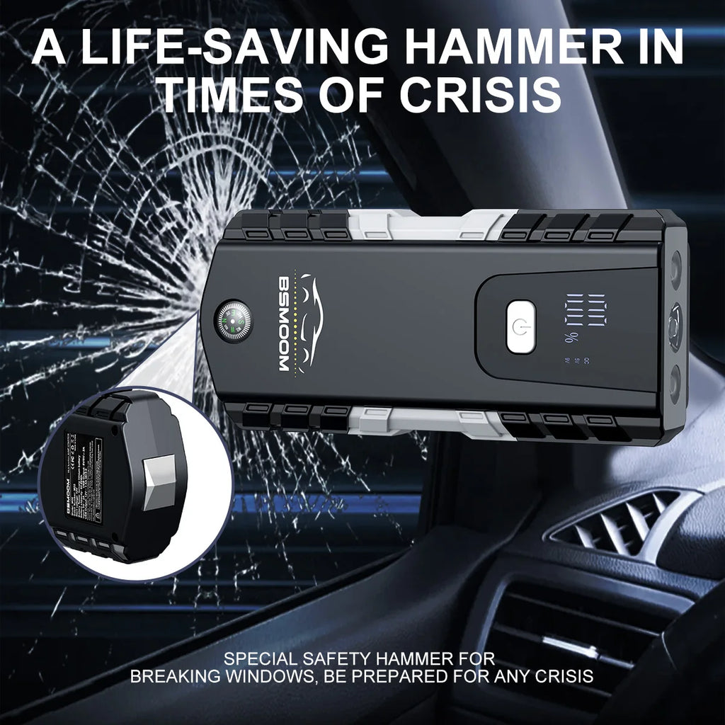 4000A Car Jump Starter Power Bank 12V 21800mAh Starting Device Emergency Car Battery Charger Booster Buster