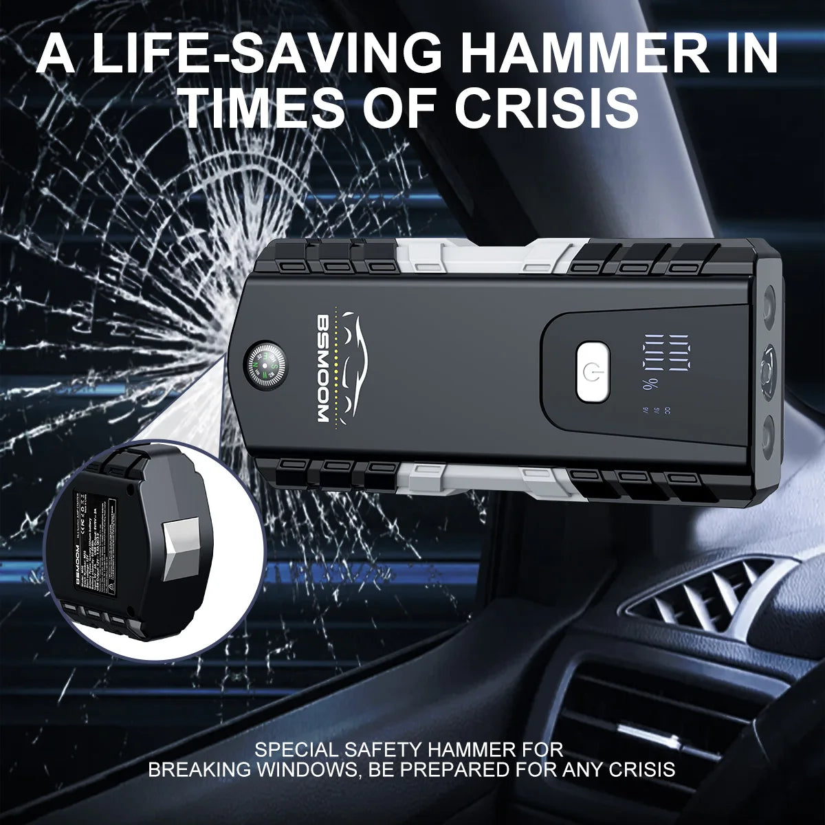 4000A Car Jump Starter Power Bank 12V 21800mAh Starting Device Emergency Car Battery Charger Booster Buster