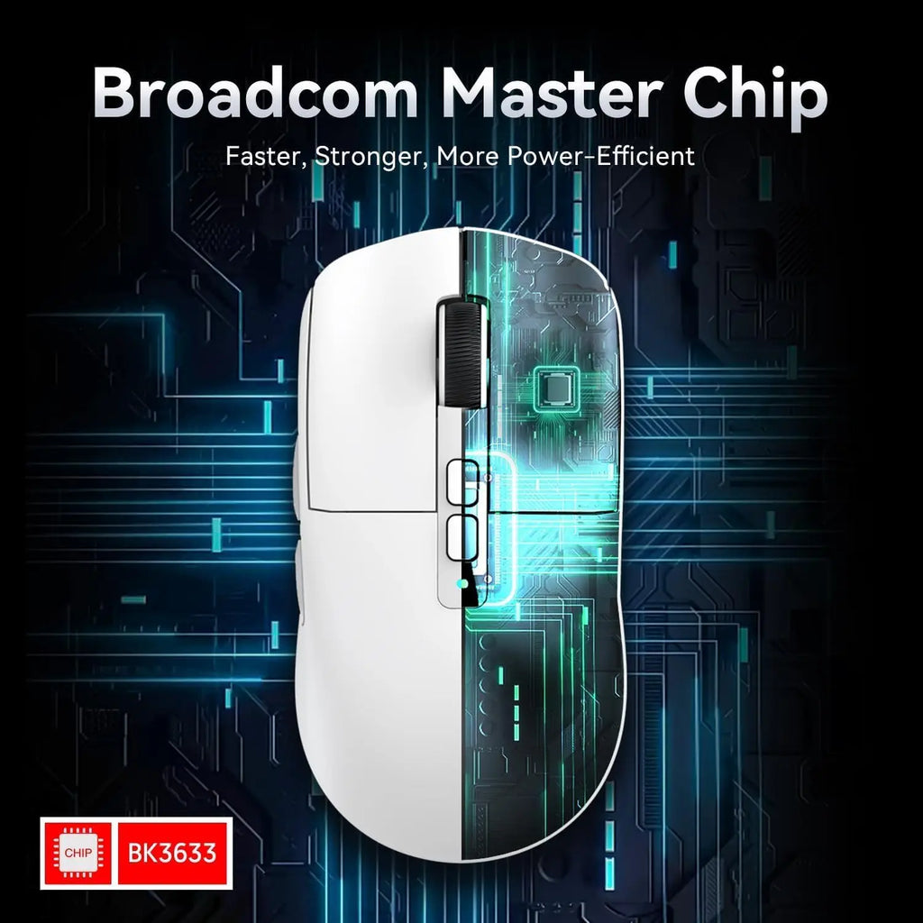 ATTACK SHARK X6: 49g Superlight Wireless Gaming Mouse with Magnetic Charging Dock & 26K DPI PAW3395 Sensor