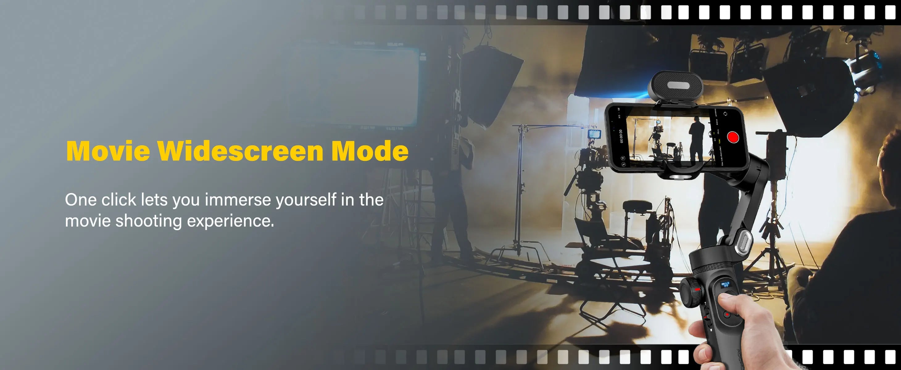 AOCHUAN Smart XPro Ai 3 Axis Smartphone Gimbal Stabilizer For iPhone And Android Smartphone Gimbal No app required to track face