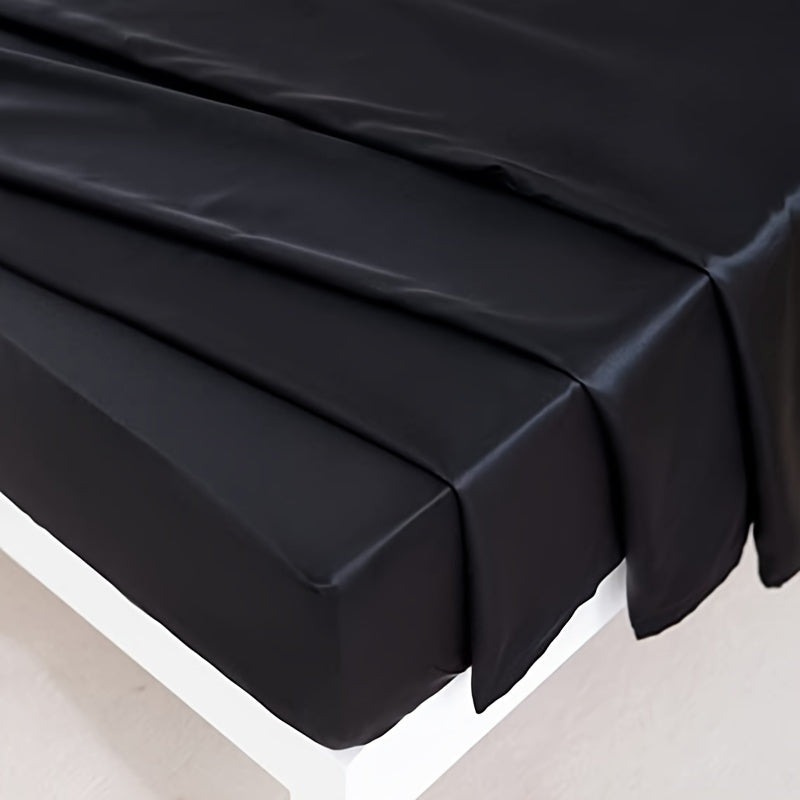 Luxe Satin Finish 4-Piece Sheet Set – Fitted, Flat & 2 Pillowcases